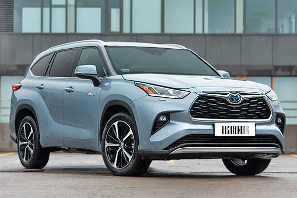 Кроссовер Тойота Хайлендер 4 (XU70) вид спереди