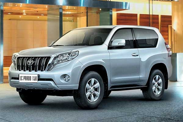 3-дверный внедорожник Toyota Land Cruiser Prado 150 (J150) первая рестайлинговая модификация