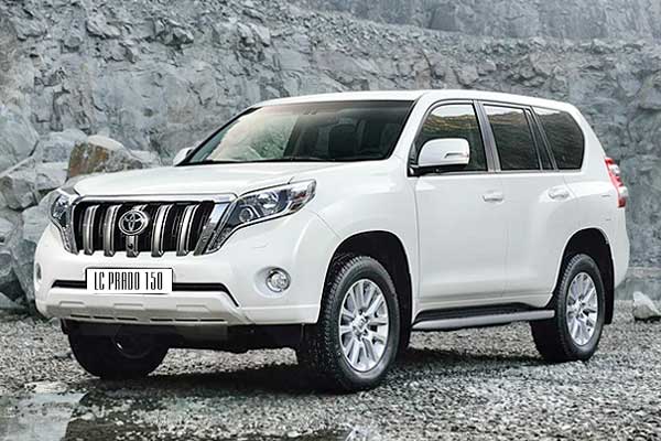 5-дверный внедорожник Тойота Land Cruiser Prado (J150) первый рестайлинг вид спереди