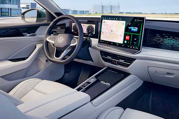 VW Passat IX (CJ) интерьер торпедо
