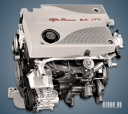 2.4-литровый дизельный мотор Альфа Ромео 839A6000 2.4 jtd 10V фото.