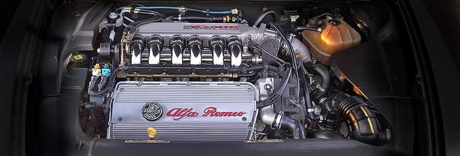 2.0-литровый бензиновый силовой агрегат Alfa Romeo AR34102 под капотом Альфа Ромео 166.