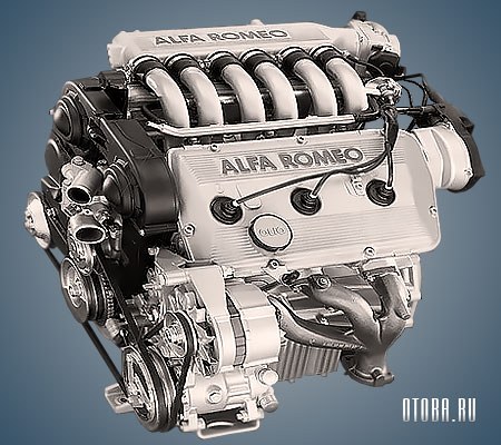 Мотор Alfa Romeo Busso V6 12V фото.