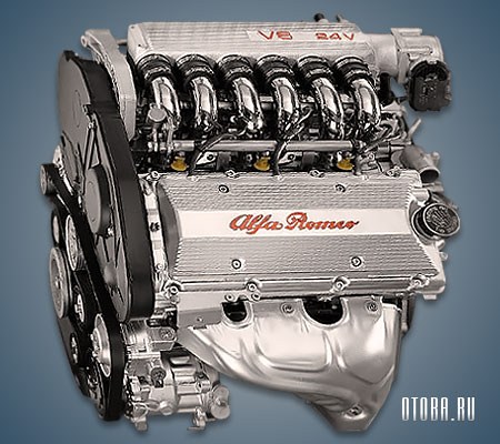 Двигатель Alfa Romeo Busso 2.5 литра V6 24V