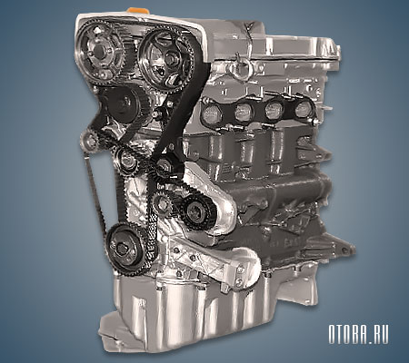 Двигатель Alfa Romeo JTS 2.0 литра вид сбоку.