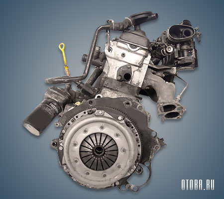 2.0-литровый бензиновый двигатель Audi ABK вид сзади.