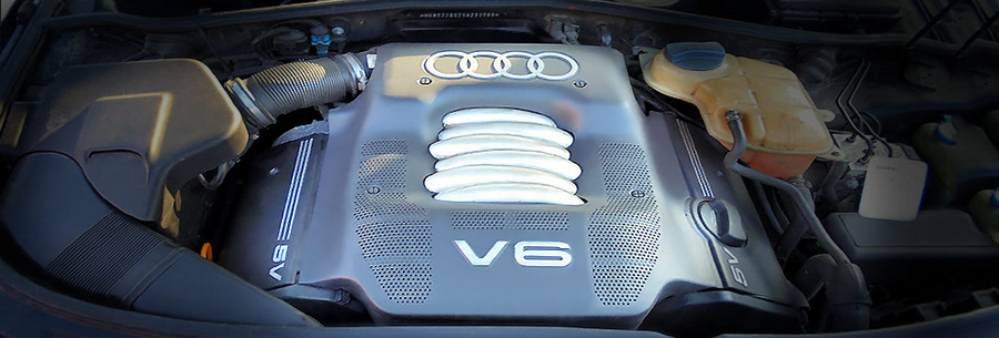 2.8-литровый бензиновый силовой агрегат Audi ACK под капотом Ауди А6.