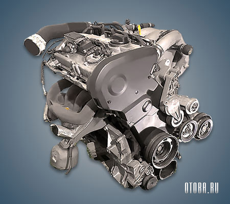 1.8-литровый бензиновый двигатель VW  Audi ADR вид сбоку.