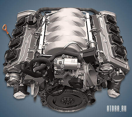 3.7-литровый бензиновый мотор Ауди AEW фото.
