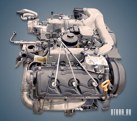 2.5-литровый дизельный мотор Ауди AKE фото.