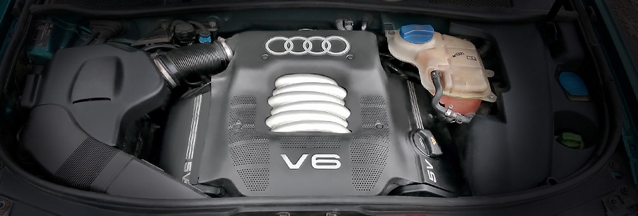 2.4-литровый бензиновый силовой агрегат Audi ALF под капотом Ауди А6.
