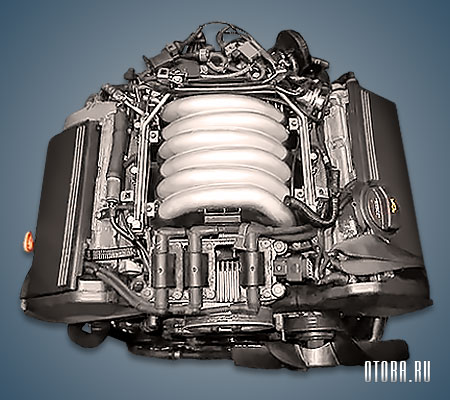 2.4-литровый бензиновый двигатель Ауди ALF фото.