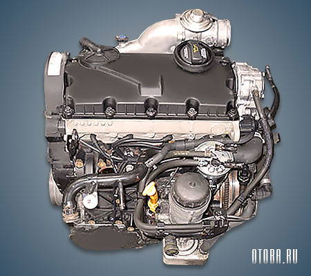1.9-литровый дизельный мотор Ауди AWX фото.