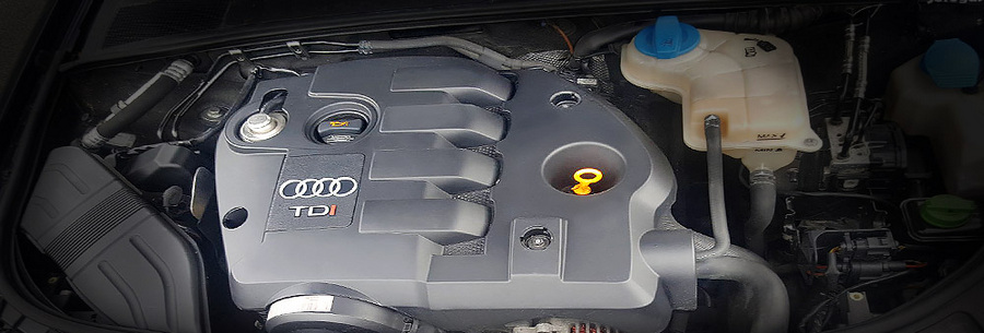 1.9-литровый дизельный силовой агрегат Audi AWX под капотом Ауди A4.