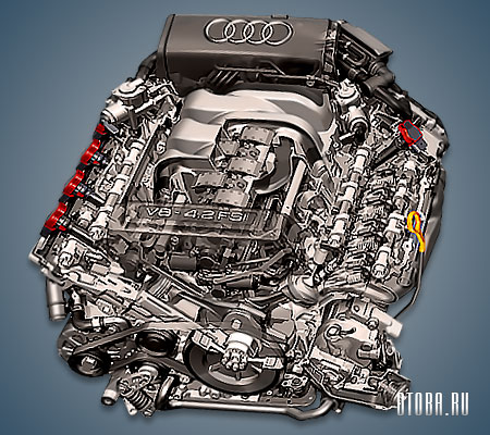 Двигатель Audi BAR фото.