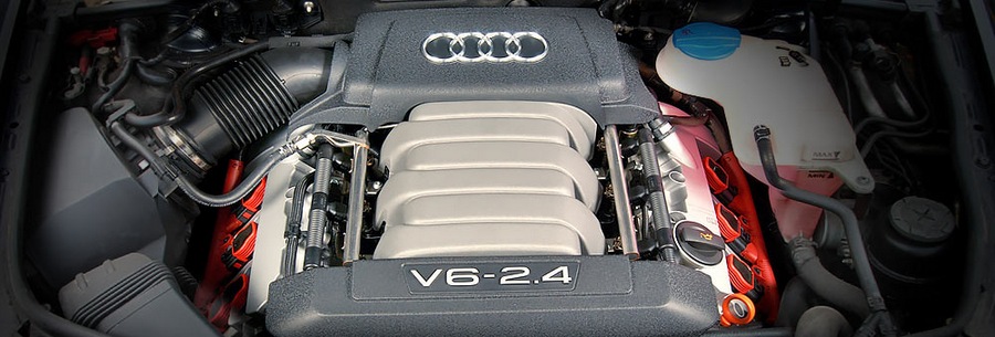 2.4-литровый бензиновый силовой агрегат Audi BDW под капотом Ауди А6.