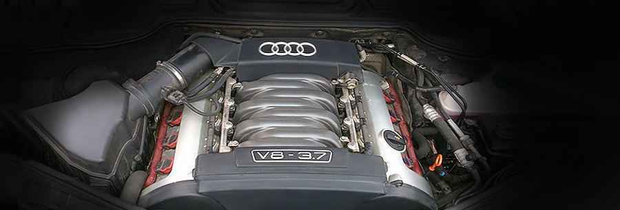 3.7-литровый бензиновый силовой агрегат Audi BFL под капотом Ауди A8.