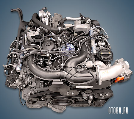 3.0-литровый дизельный мотор Ауди BMK фото.