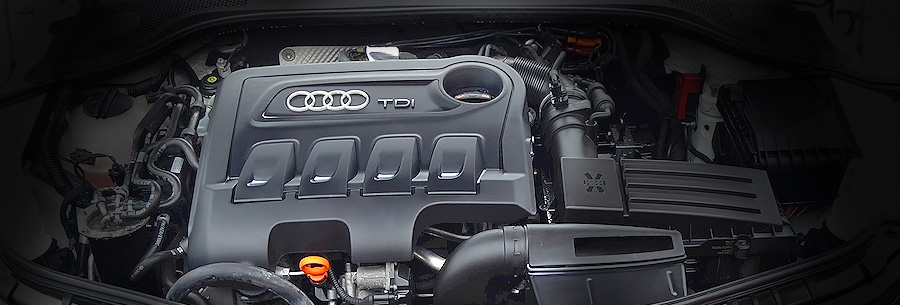 2.0-литровый дизельный силовой агрегат Audi CFGB под капотом Ауди ТТ.