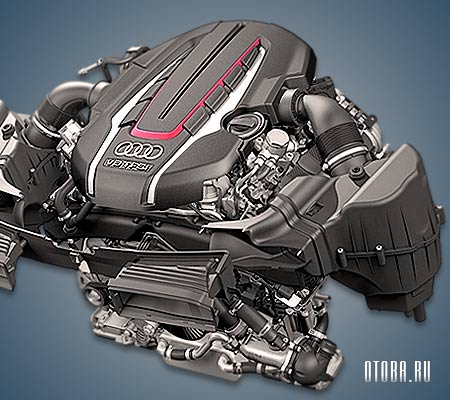 4.0-литровый бензиновый мотор Ауди CGTA фото.