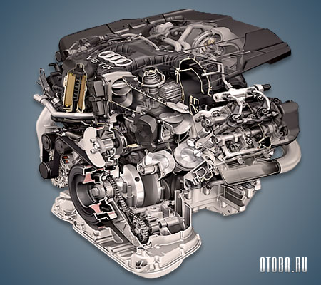 3.0-литровый дизельный мотор Ауди CRTC фото.