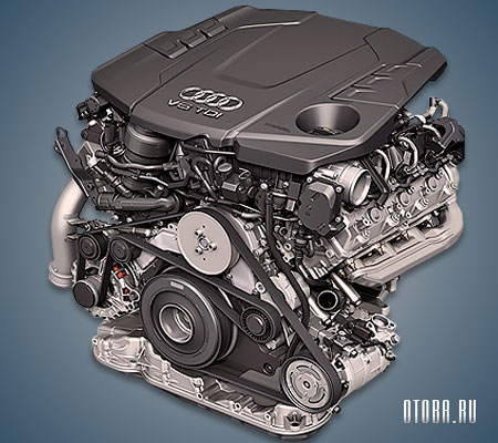 3.0-литровый дизельный двигатель Audi CVMD фото.