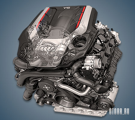 3.0-литровый бензиновый мотор Ауди CWGD фото.