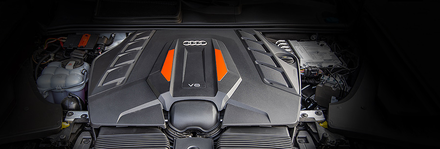 4.0-литровый бензиновый силовой агрегат Audi DCUE под капотом Ауди SQ8.