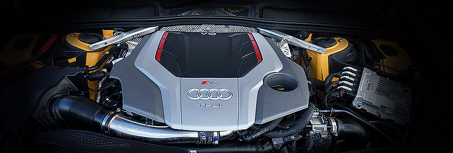 2.9-литровый бензиновый силовой агрегат DECC под капотом Audi RS4.