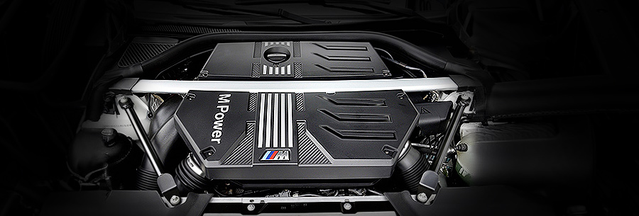 3.0-литровый бензиновый силовой агрегат БМВ S58 под капотом BMW X3 M