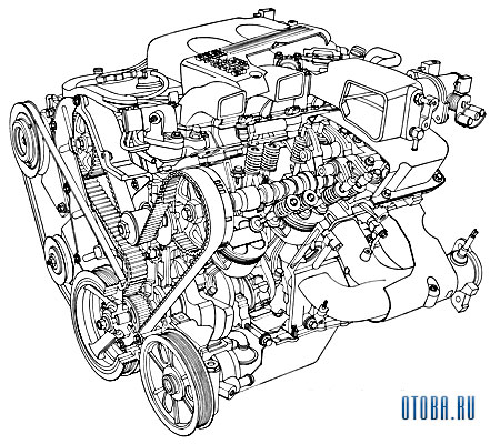 Мотор Крайслер EGE схема.