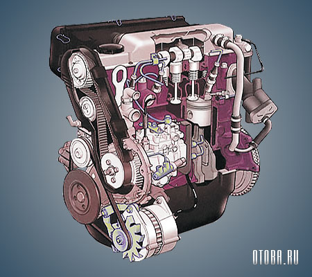 Мотор Ford HCPA схема.