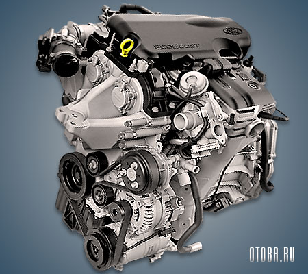 1.0-литровый бензиновый мотор Форд M2DA фото.