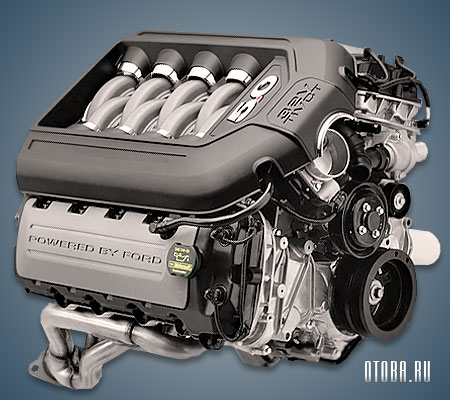 Бензиновый мотор Форд Modular второе поколение фото.