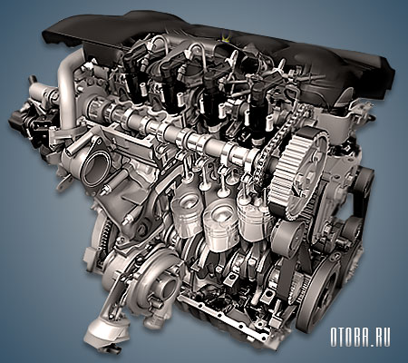 2.2-литровый дизельный мотор Форд Q4BA фото.
