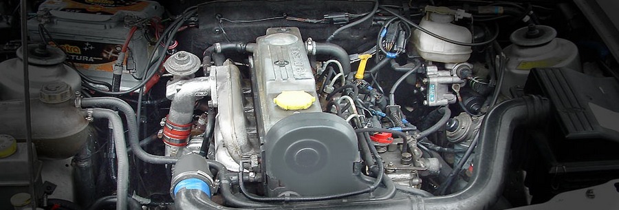 1.8-литровый дизельный силовой агрегат RFA под капотом Форд Сиерра.