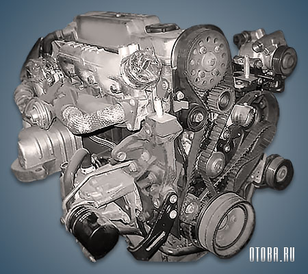 Мотор Ford RFN вид сбоку.