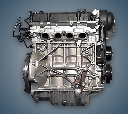 Мотор Ford UEJB вид сзади.