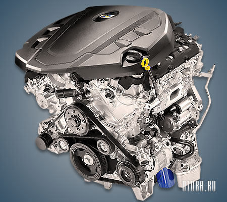 3.6-литровый бензиновый мотор GM LGX фото.