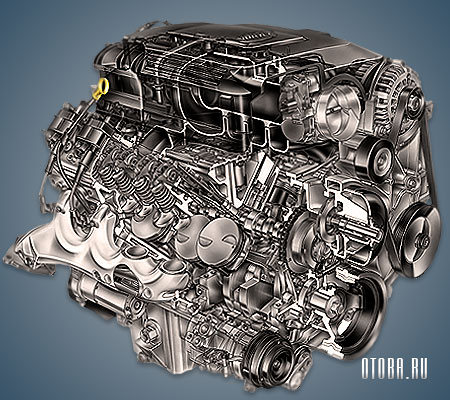 Двигатель GM LY5 фото.