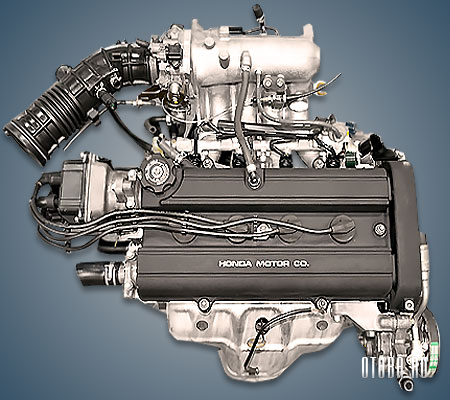1.8-литровый бензиновый мотор Хонда B16B фото.