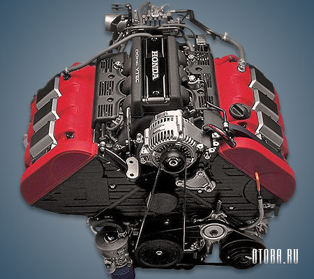 3.2-литровый бензиновый мотор Хонда С32В фото.