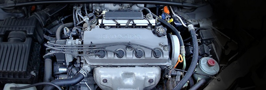 1.6-литровый бензиновый силовой агрегат D16A под капотом Хонда Цивик.