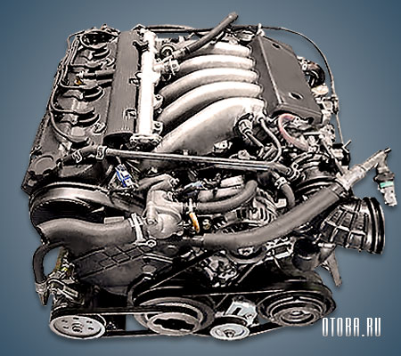 2.5-литровый бензиновый двигатель Honda G25A фото.