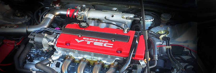 2.2-литровый бензиновый силовой агрегат Honda H22A под капотом Хонда Цивик.