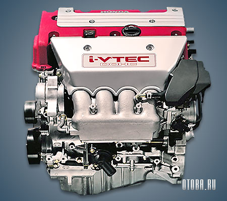 2.0-литровый бензиновый мотор Хонда K20A фото.