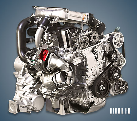 2.3-литровый бензиновый двигатель Honda K23A фото.