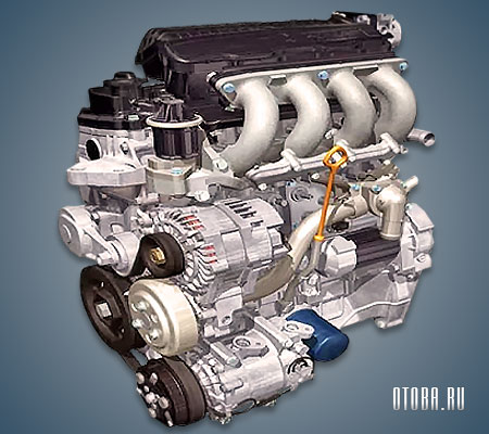 1.3-литровый бензиновый двигатель Honda L13A фото.