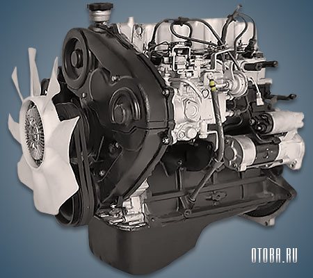 2.5-литровый дизельный мотор Хендай D4BA фото.