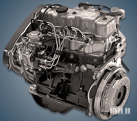 2.5-литровый дизельный мотор Хендай D4BF фото.